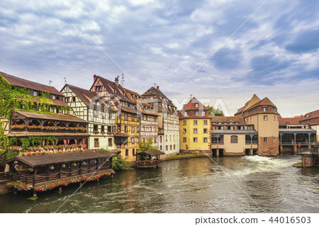 Strasbourg France, Colorful Half Timber House 44016503