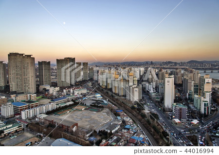 63 Building, Lienchenia, Han River Bridge, Wonhyo Bridge, Riverside North Road, Han River Municipal Park, Yongsan-gu, Han River, Seoul, 44016994