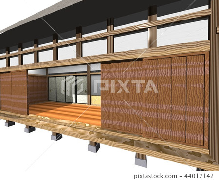 日本房屋，武士住宅，老房子，寺廟 44017142