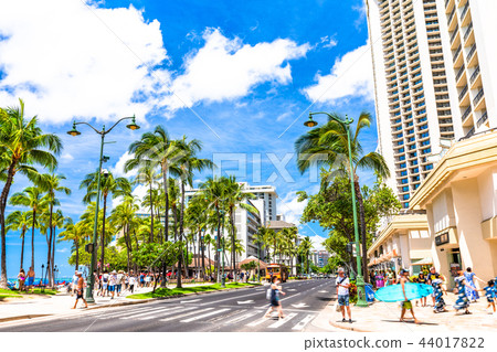 “夏威夷”威基基卡拉卡瓦街 44017822