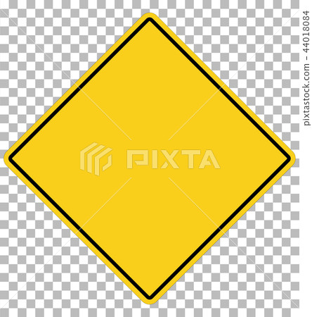 empty yellow symbol on transparent.  44018084