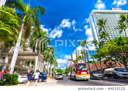 “夏威夷”威基基卡拉卡瓦街 44019128