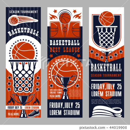 Basketball sport team game banners 44019908