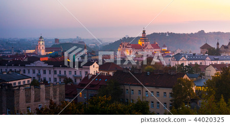 Aerial view of Vilnius, Lithuania 44020325