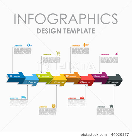 Infographic design template with place for your text. Vector illustration. Infographic design template with place for your text. Vector illustration. 44020377