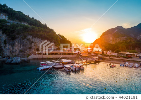 Paleokastritsa bay on Corfu, Ionian archipelago, Greece 44021181