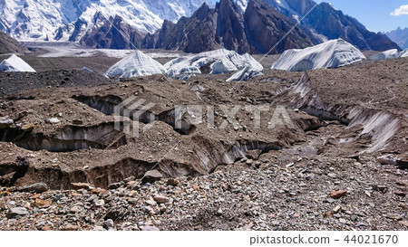 K2 and Broad Peak from Concordia in the Karakorum  44021670