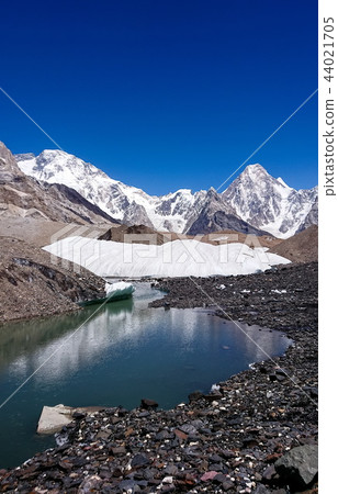 K2 and Broad Peak from Concordia in the Karakorum K2 and Broad Peak from Concordia in the Karakorum 44021705