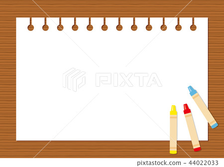 蠟筆和繪圖紙 44022033