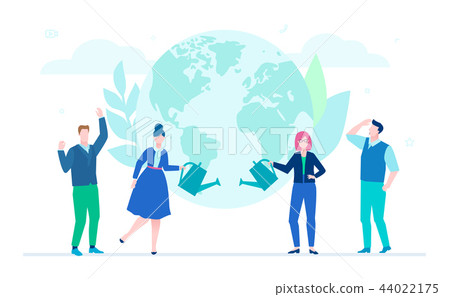 International project - flat design style illustration International project - flat design style illustration 44022175