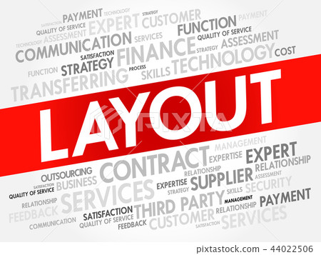 LAYOUT word cloud collage 44022506