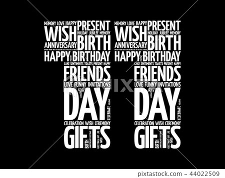 Happy 11th birthday word cloud 44022509