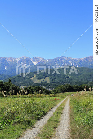 Hakuba mountain range from Hakuba Muranohira 44023114