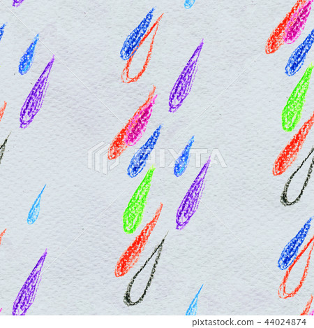 Coloful rain drops seamless pattern Coloful rain drops seamless pattern 44024874