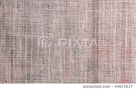 Fabric sackcloth burlap cream brown color background 44025617
