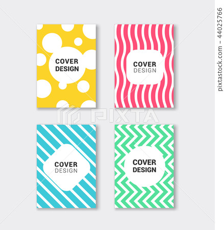 Abstract color covers set. Trendy design - Stock Illustration [44025766 ...