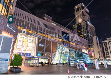"Hokkaido" Sapporo station square · night view 44025978