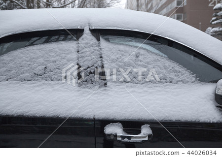 Winter snowy winter car landscape 44026034