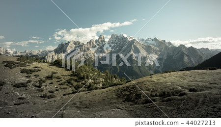 The summit of Cristallo Dolomites Italy The summit of Cristallo Dolomites Italy 44027213