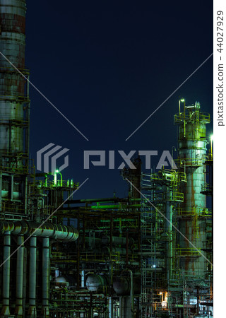 Factory night view Factory night view 44027929