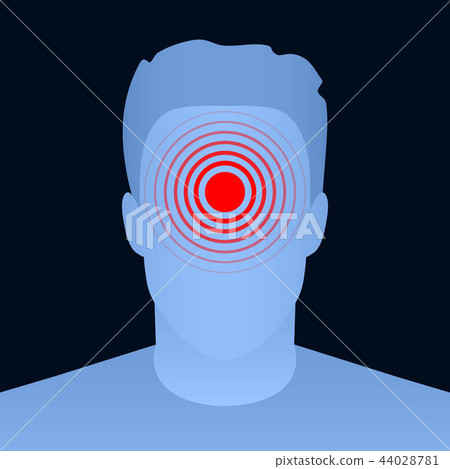 Creative vector illustration of pill target spot symbol, medical painkiller drug icon isolated on 44028781