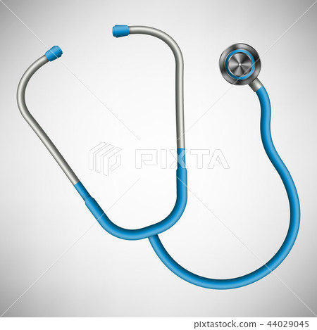 Creative vector illustration of medical health care stethoscope isolated on transparent background 44029045