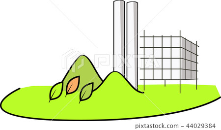 能源廠例證 44029384