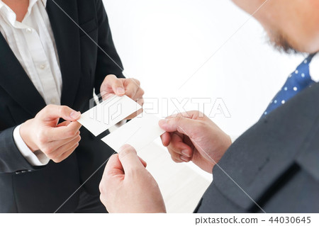 交換名片的企業人 44030645