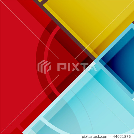 Creative circles geometric abstract background with 3d effect Creative circles geometric abstract background with 3d effect 44031876