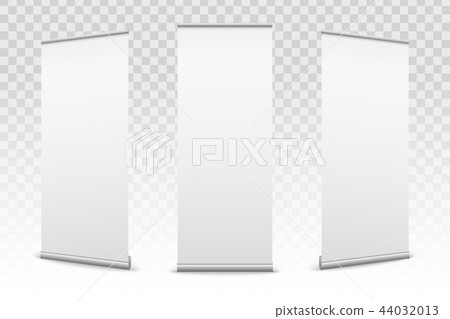 Creative vector illustration of empty roll up... - Stock Illustration ...