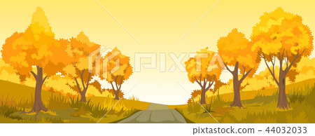 Autumn rural landscape Autumn rural landscape 44032033