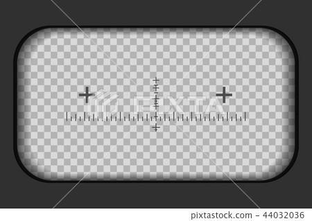 Creative vector illustration of binoculars view with signs isolated on transparent background. Art Creative vector illustration of binoculars view with signs isolated on transparent background. Art 44032036