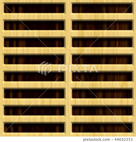 Wooden lattice on wood background. Wooden lattice on wood background. 44032353
