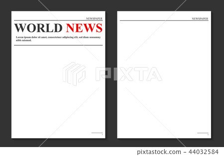 Creative vector illustration of daily newspaper journal, business promotional news isolated on Creative vector illustration of daily newspaper journal, business promotional news isolated on 44032584