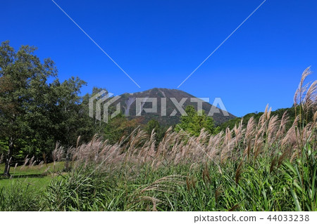 Makkari Village, Mt. Yotei in the late summer seen from Mt. Yotei Nature Park 44033238
