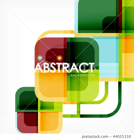 Square geometric abstract background, paper art design for cover design, book template, poster, cd Square geometric abstract background, paper art design for cover design, book template, poster, cd 44035138