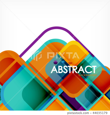 Abstract background, square shapes geometric composition Abstract background, square shapes geometric composition 44035179