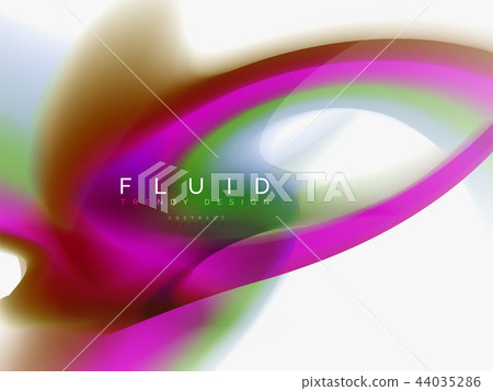 Background abstract color flow, liquid design 44035286
