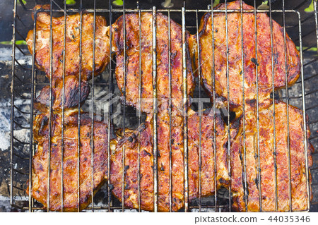 ready to eat meat steak fry 44035346