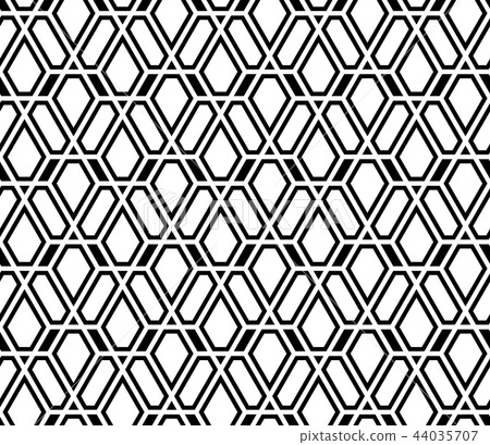 The geometric pattern with lines. Seamless  44035707