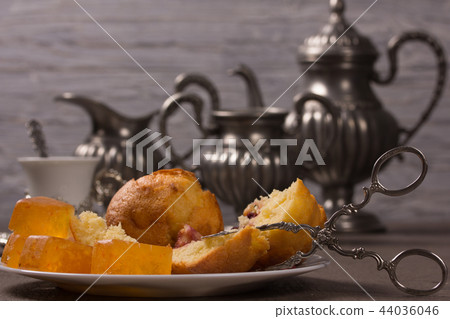 Sweets on the kitchen table. Sweets on the kitchen table. 44036046