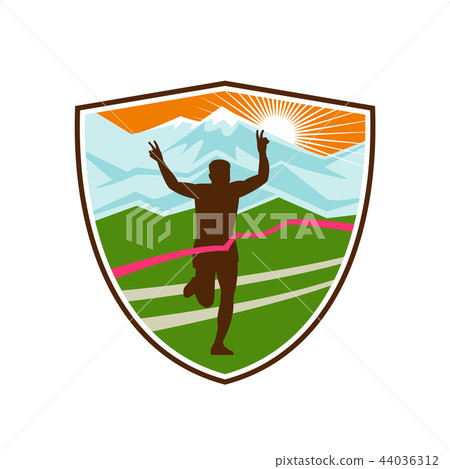Victorious Marathon Runner Shield Victorious Marathon Runner Shield 44036312