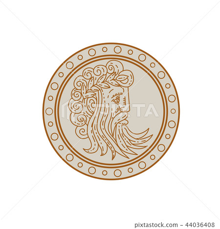 Jupiter God of Light and Sky Mono Line 44036408