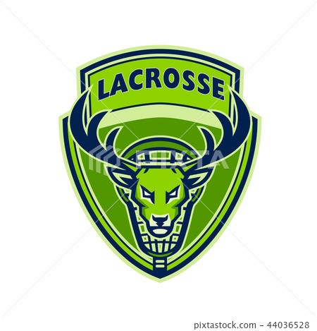 Deer Buck Stag Lacrosse Crest Deer Buck Stag Lacrosse Crest 44036528