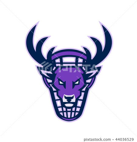 Stag Lacrosse Mascot 44036529