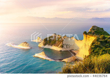 Beautiful view of Cape Drastis in Corfu in Greece 44036764