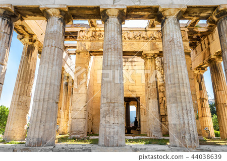 Temple of Hephaestus in sun light, Athens, Greece Temple of Hephaestus in sun light, Athens, Greece 44038639
