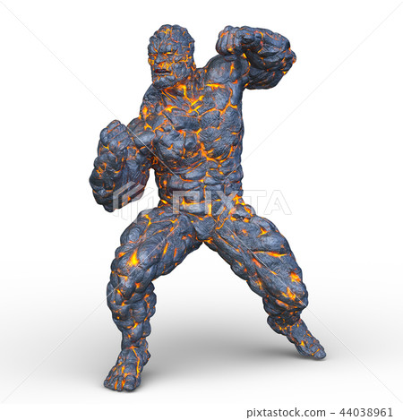 Stone man - Stock Illustration [44038961] - PIXTA