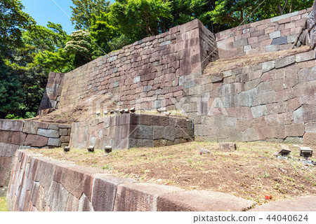 Kanazawa Castle colored paper strip pile stone wall Kanazawa Castle colored paper strip pile stone wall 44040624