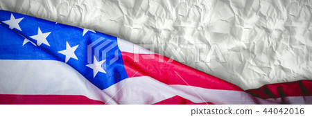 Composite image of us flag 44042016
